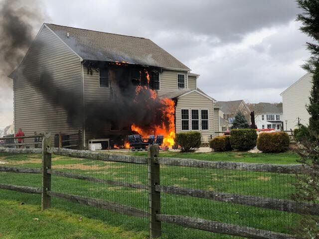 Sunday Afternoon Fires Leave Two Kent County, Del., Homes in Ruins